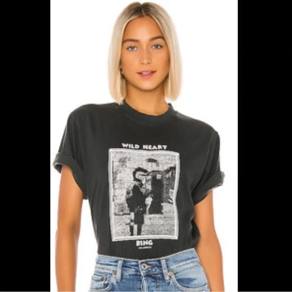 Anine Bing georgie Mohawk tee - Picture 2 of 8